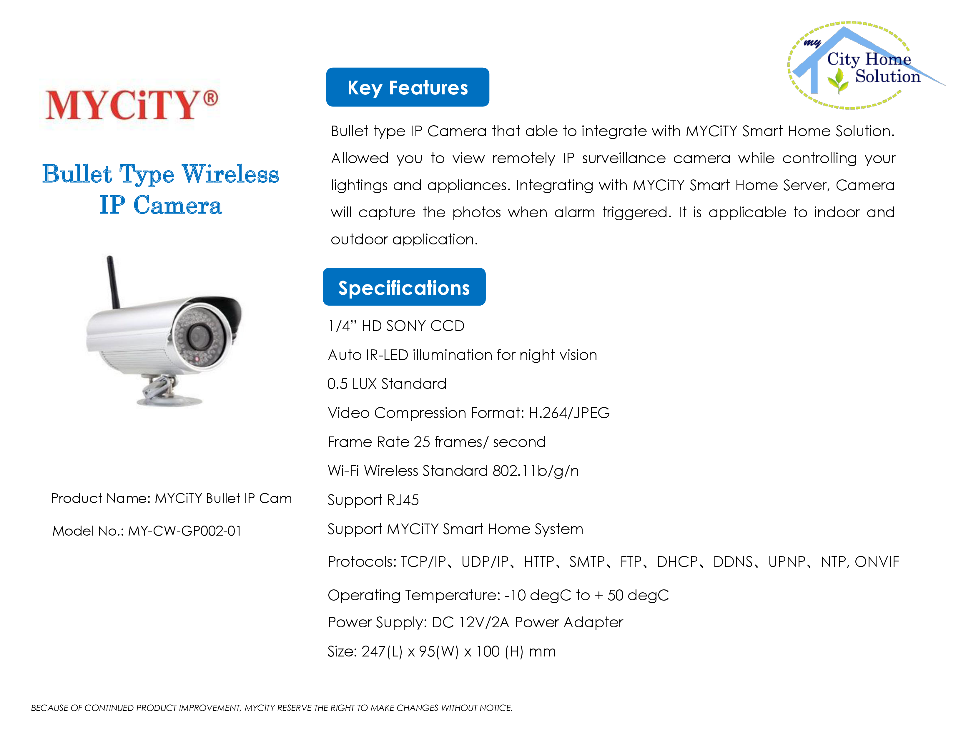 MYCiTY Bullet IP Camera rev0.4 FINAL